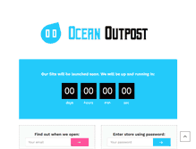 Tablet Screenshot of oceanoutpost.com